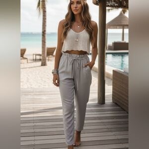 Bella Dahl 100% Tencel High Waist Pants Size S